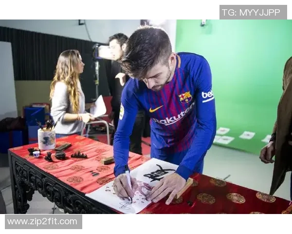 足球明星毛笔画艺术之美展现运动与文化的完美结合